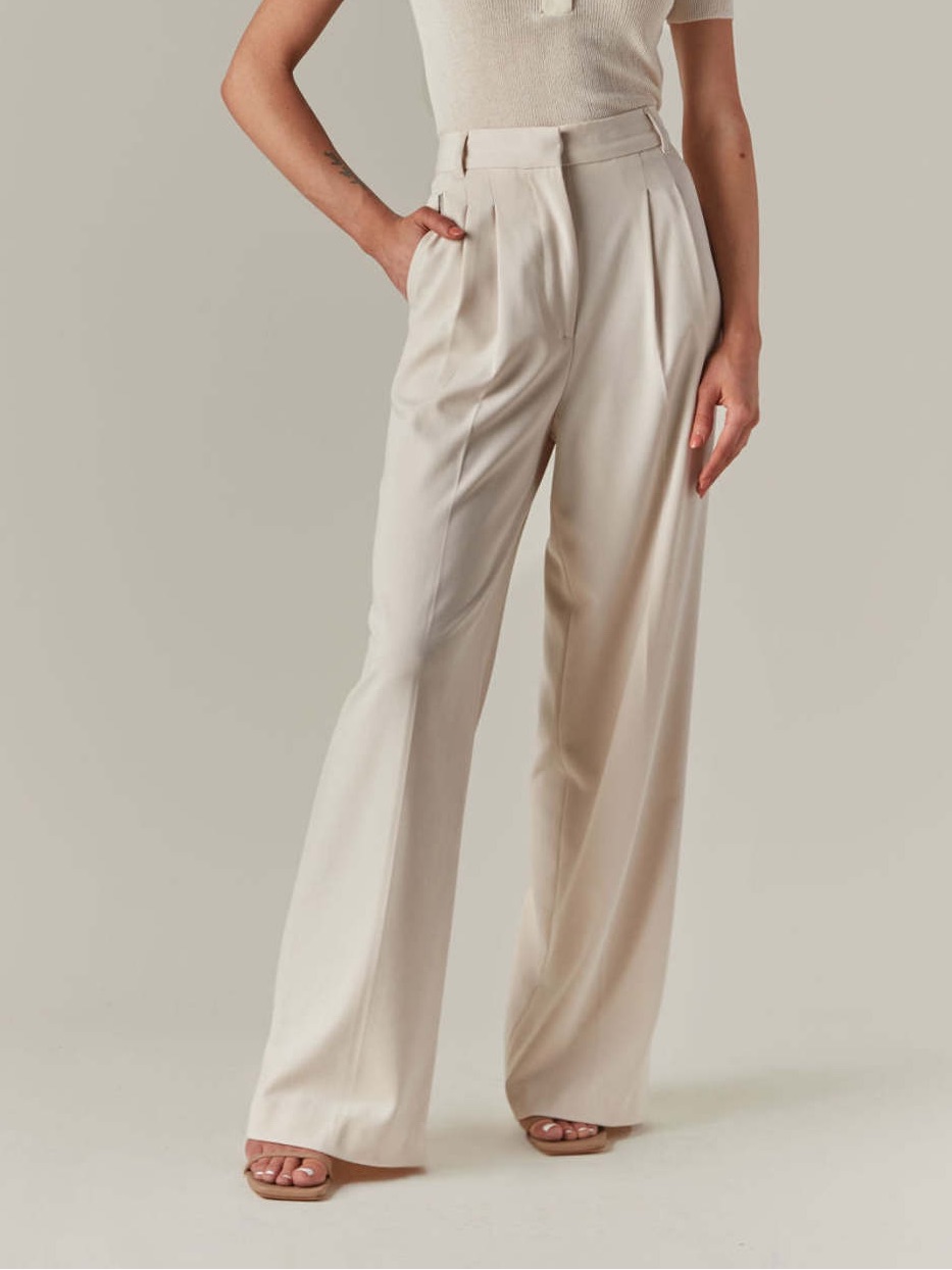 Greyven Pleated Maccaden Trouser Pants